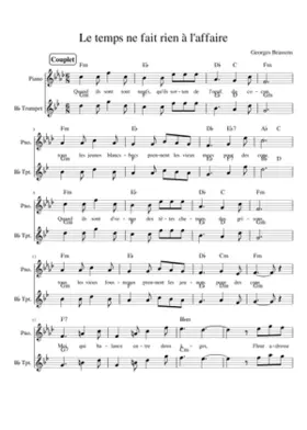 le temps ne fait rien laffaire