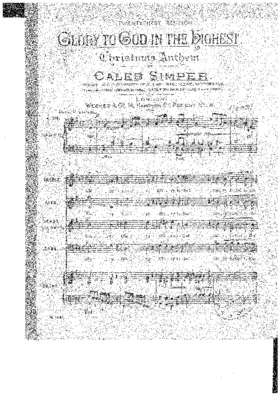 Glory to God in the highest