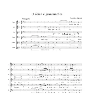 O come è gran martire