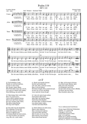 Ich hass die Flattergeister, SWV 222