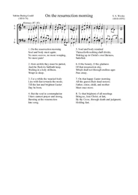 On the resurrection morning