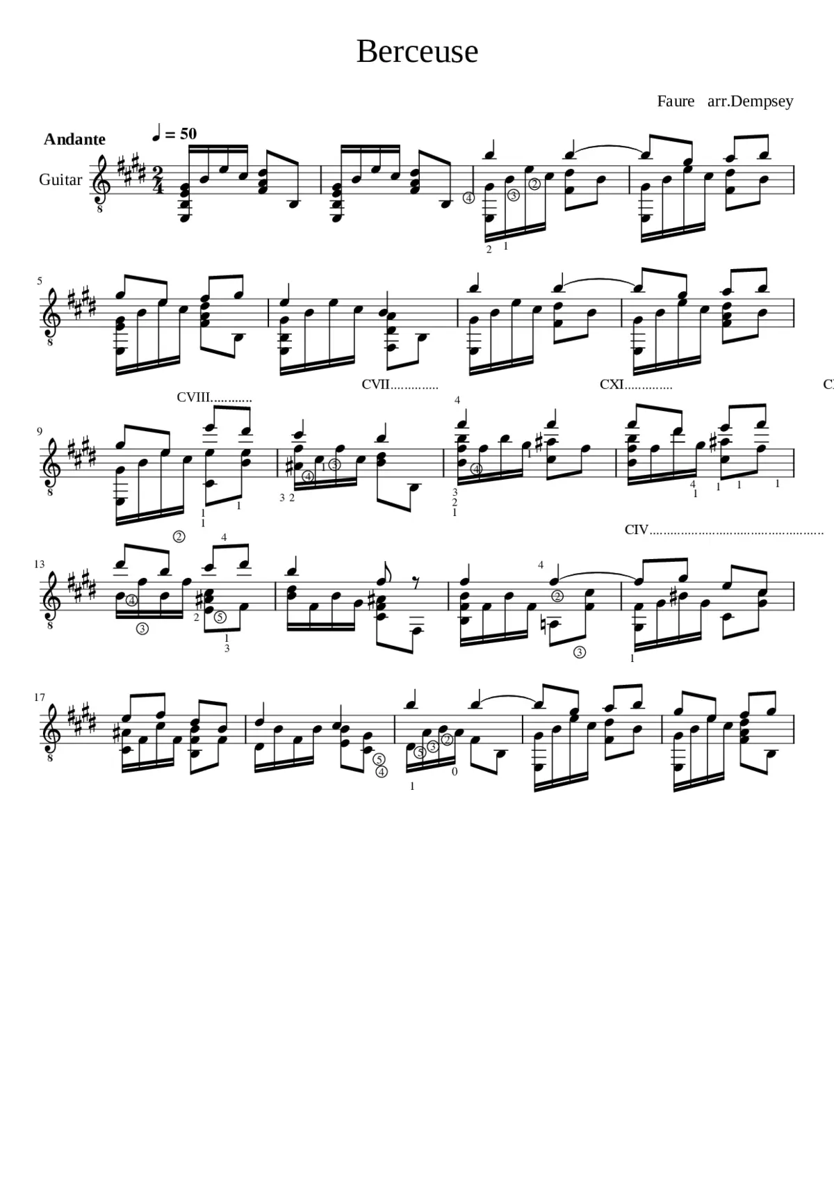 Berceuse Op.16 - Page 1