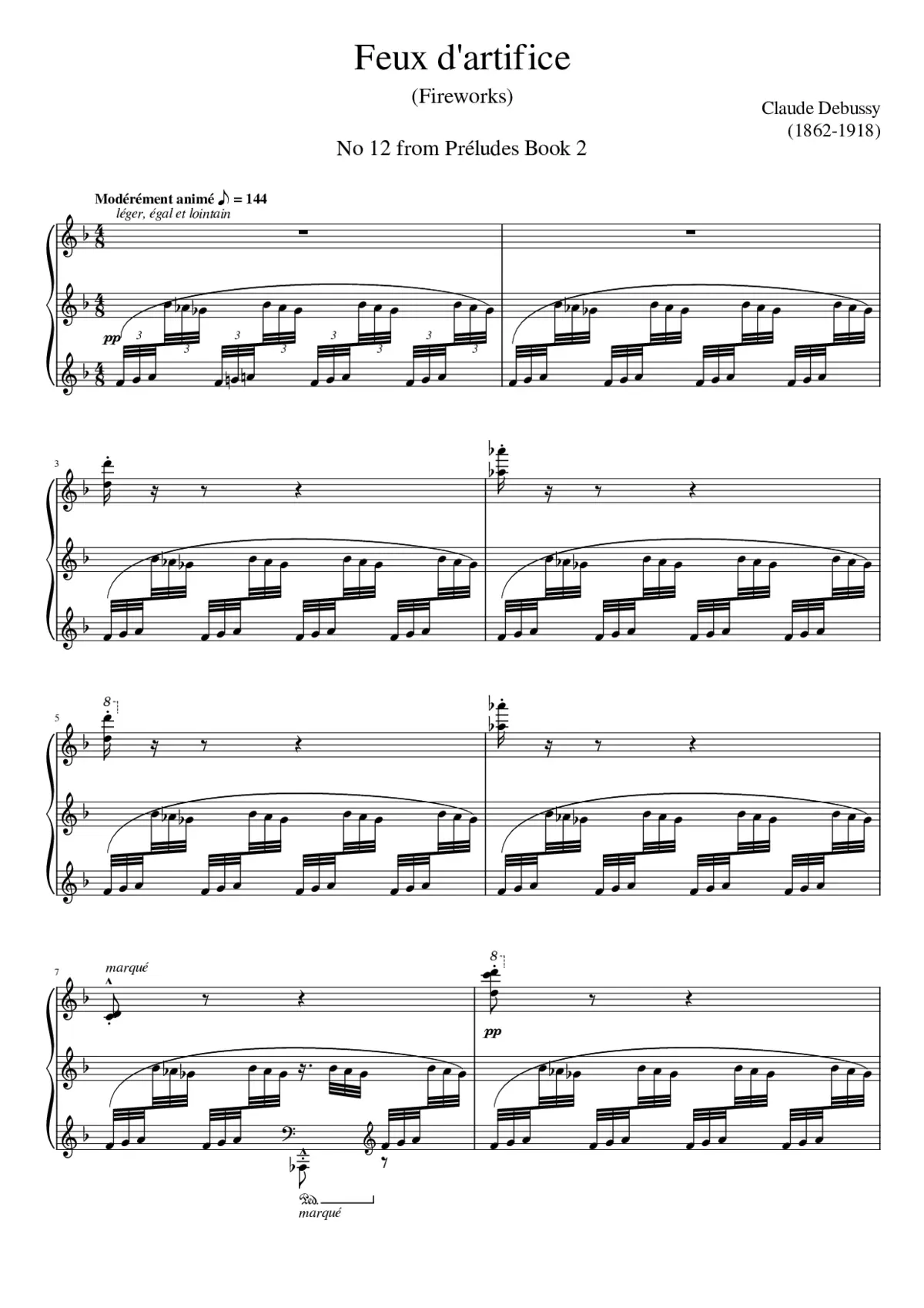 Préludes Livre 2 - Page 1