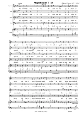 Magnificat and Nunc Dimittis in B flat