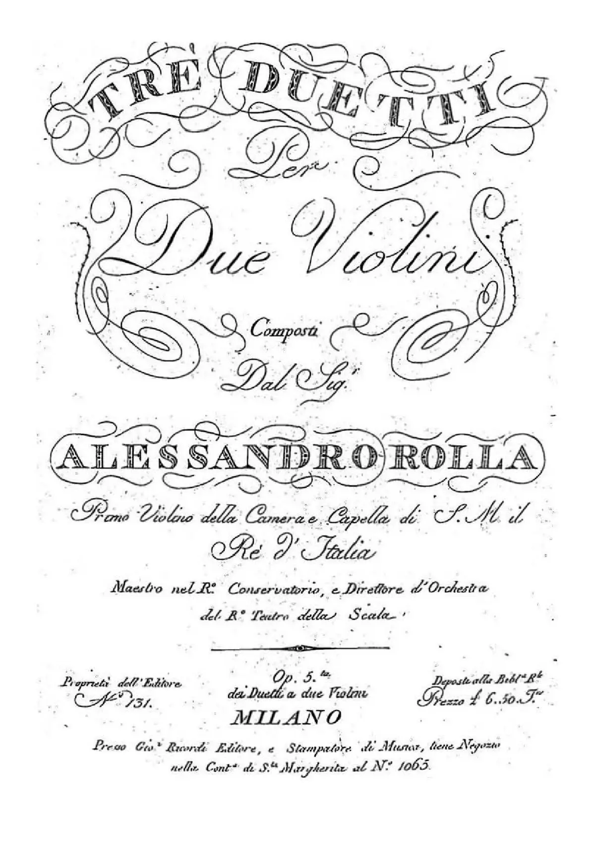 3 Duos for 2 Violins, BI 231, 135, 158 - Page 1