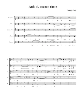Ardo sì, ma non t'amo