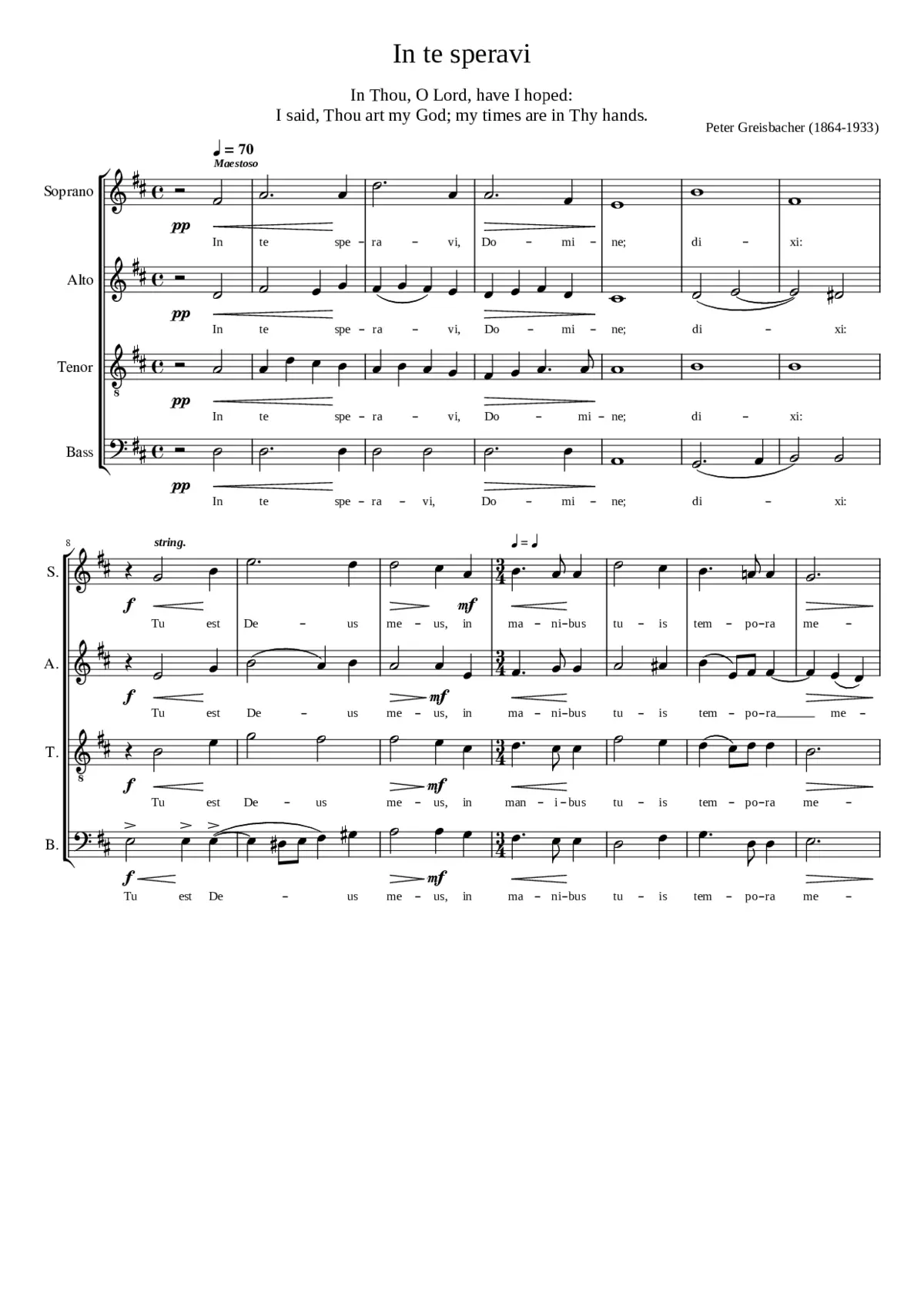 In te speravi - Page 1