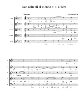 Son animali al mondo di sì altiera