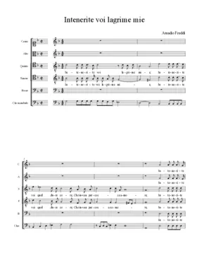 Intenerite voi lagrime mie