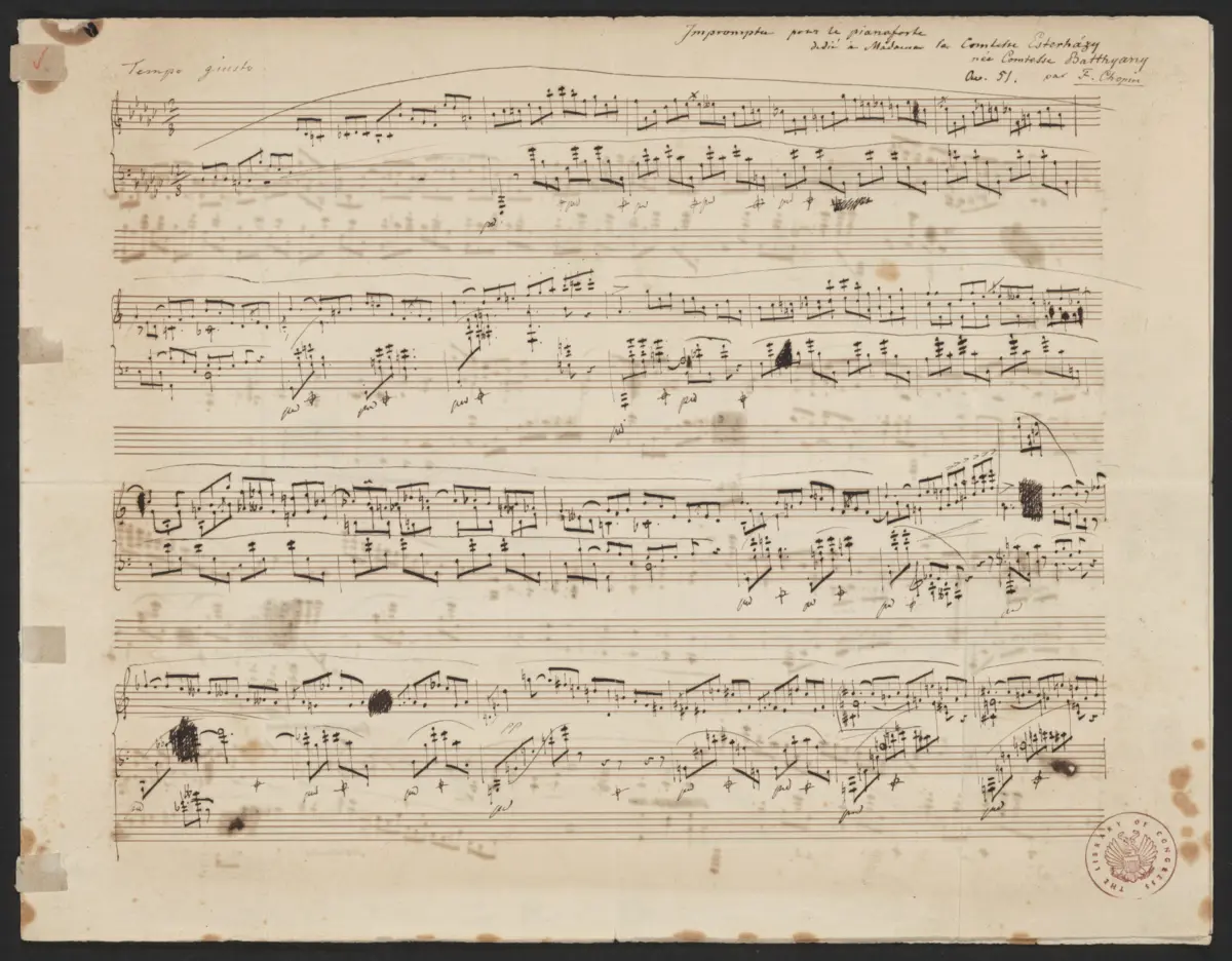 Impromptu No.3 - Page 1