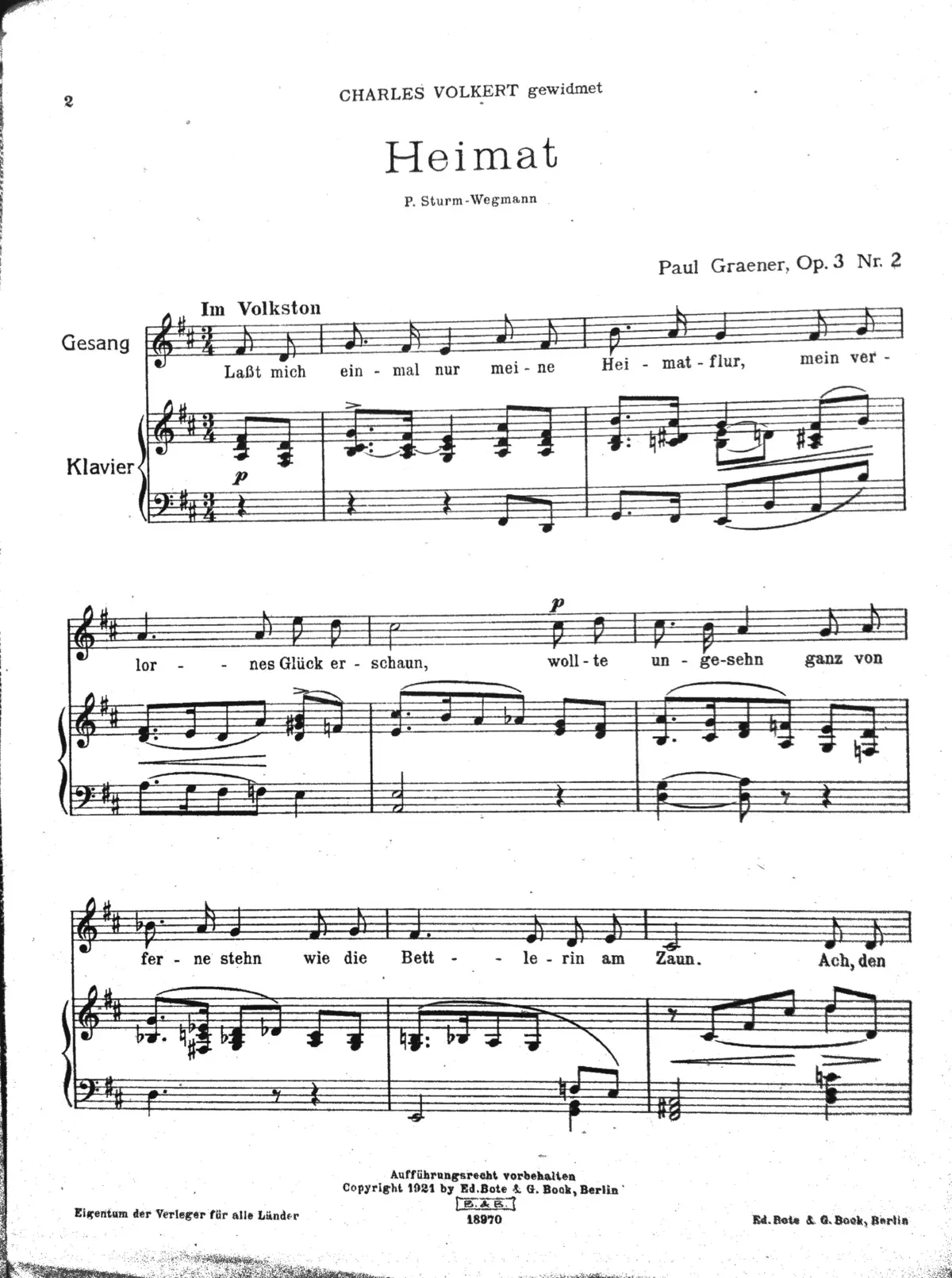 2 Lieder - Page 1