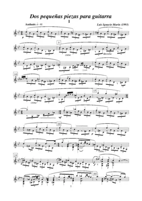 Dos pequeñas piezas