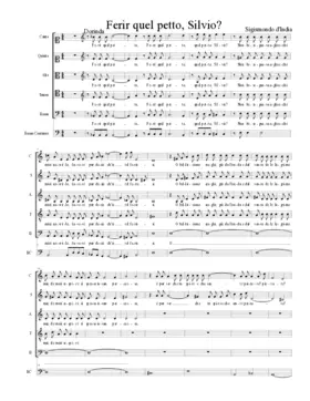 Ferir quel petto, Silvio?