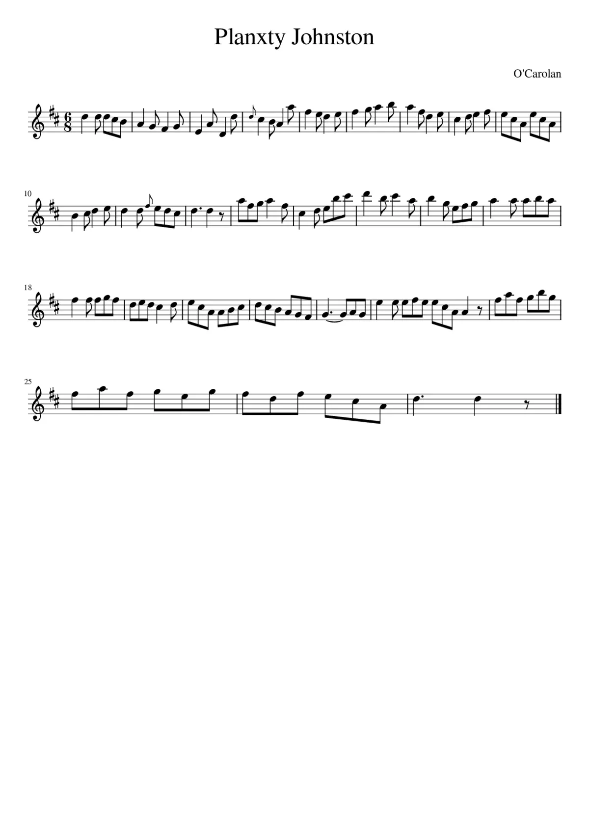 Planxty Johnston - Page 1