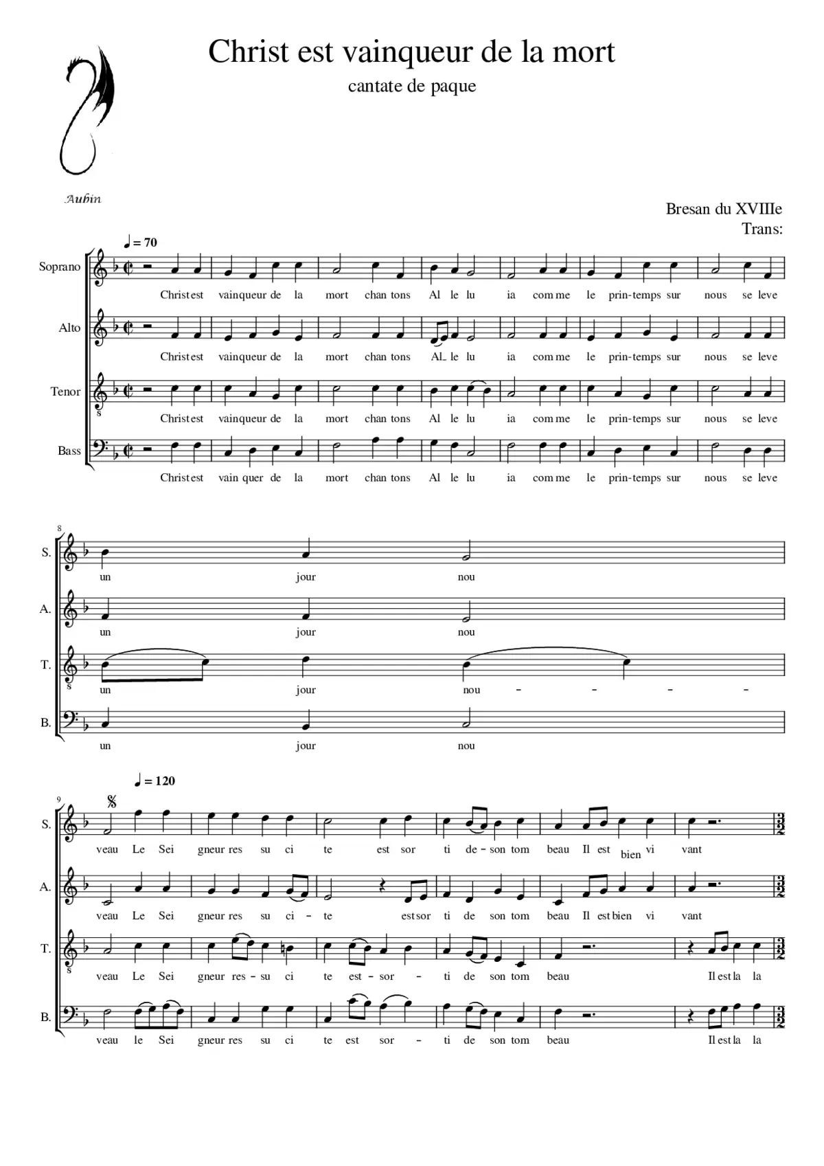 Frühling 6 Lieder Op.7 No.3 - Page 1