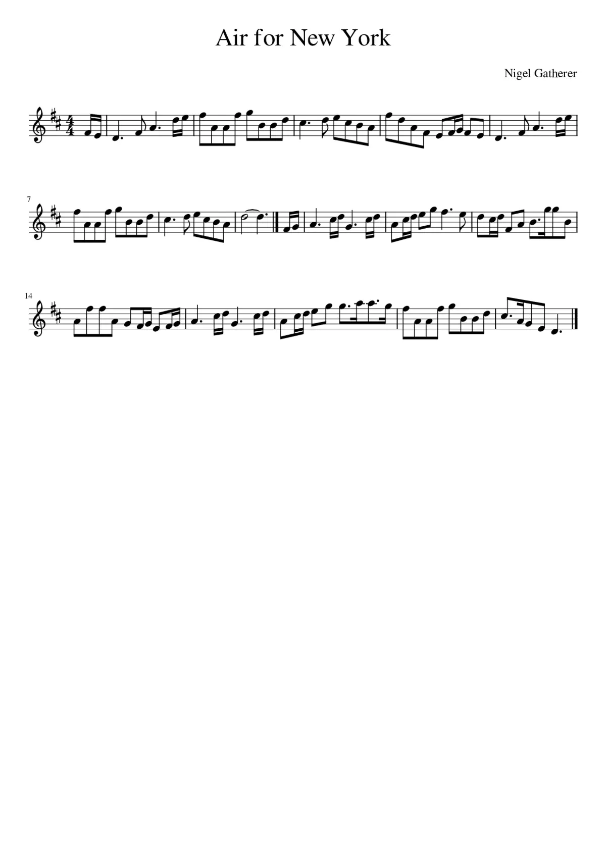 Air for New York - Page 1