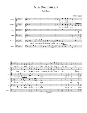 Nisi Dominus à 5
