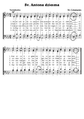 Svētā Antona dziesma (Chant of St. Anthony)
