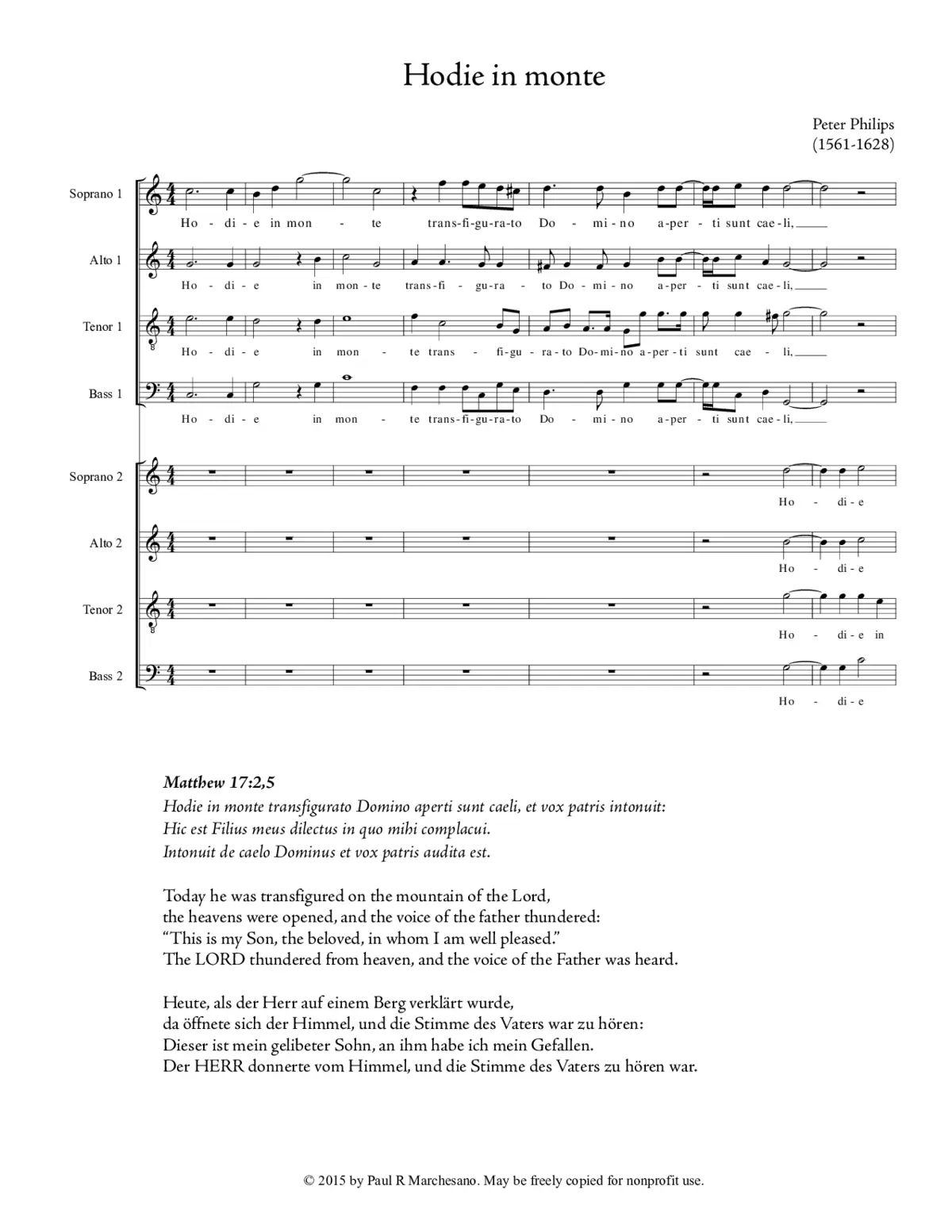 Hodie in monte - Page 1
