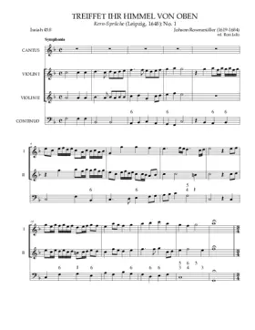 Treiffet ihr Himmel von oben