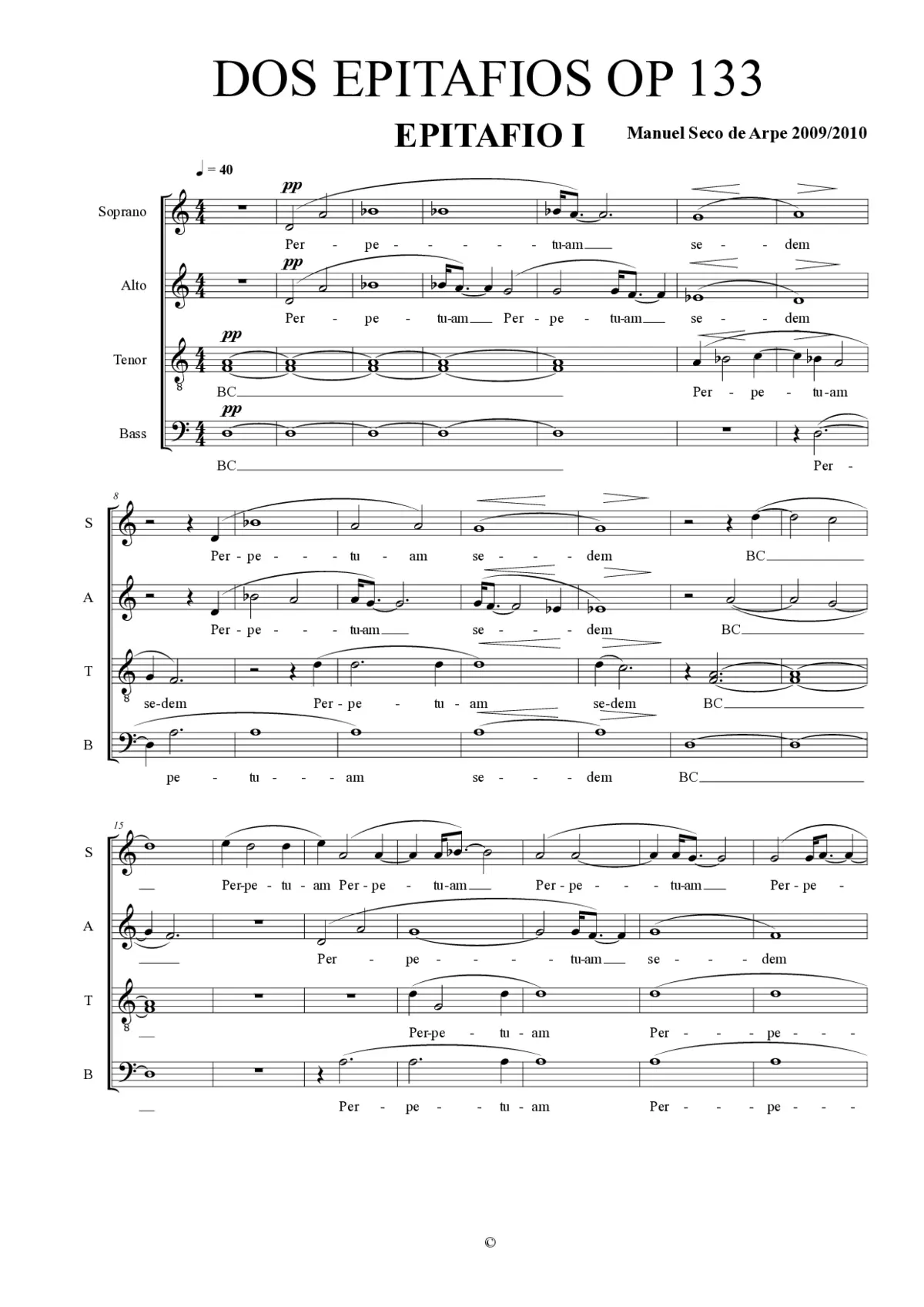 Dos epitafios - Page 1