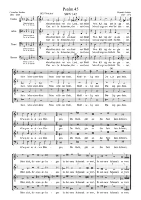 Mein Herz dichtet ein Lied mit Fleiss, SWV 142