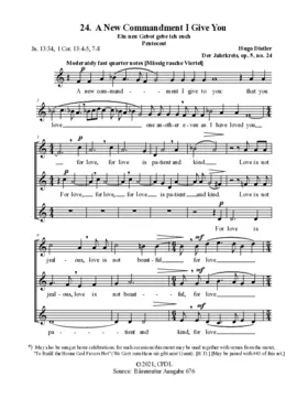 Ein neu Gebot gebe ich euch