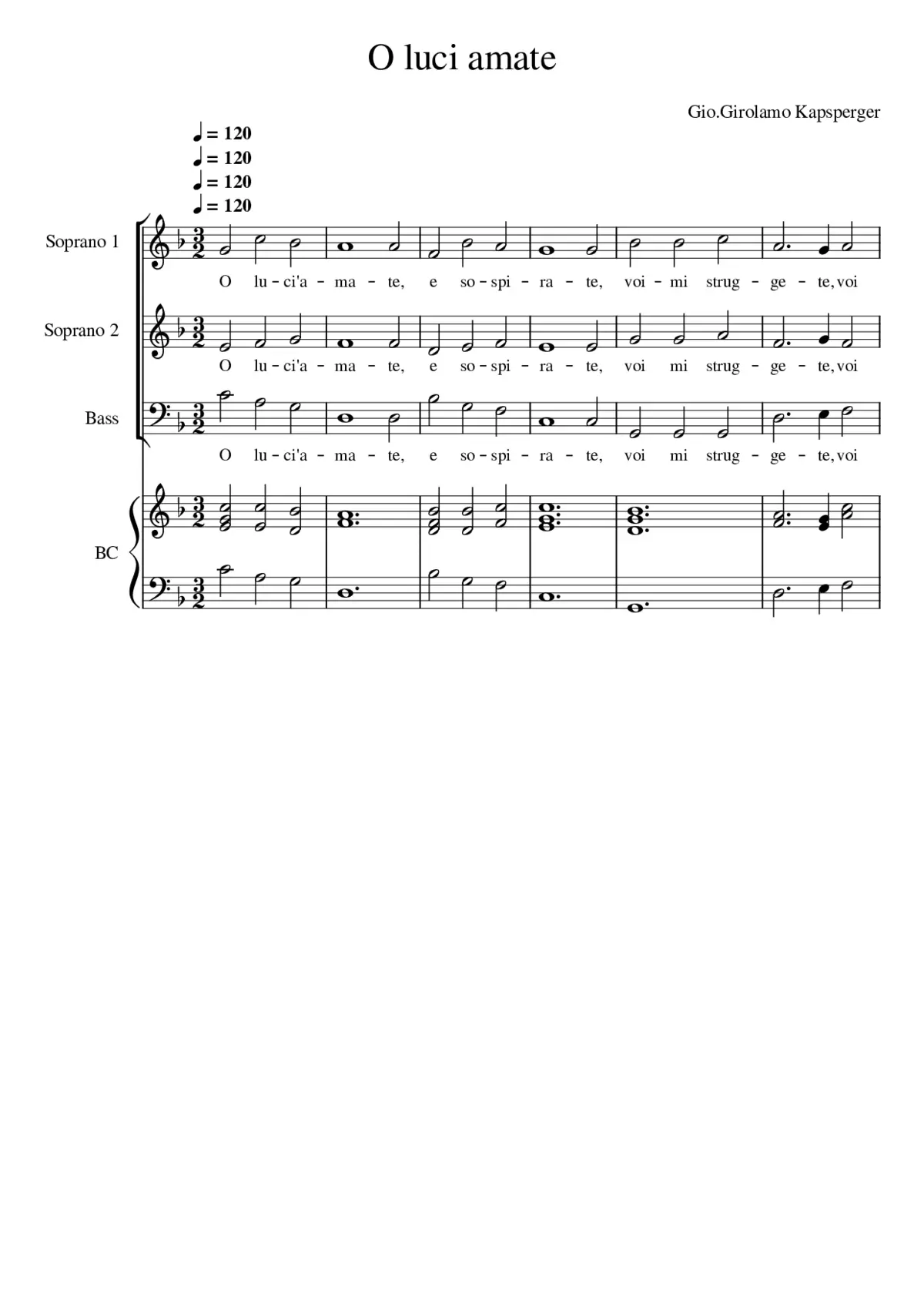 O luci amate - Page 1
