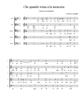 Che quando torna a la memoria