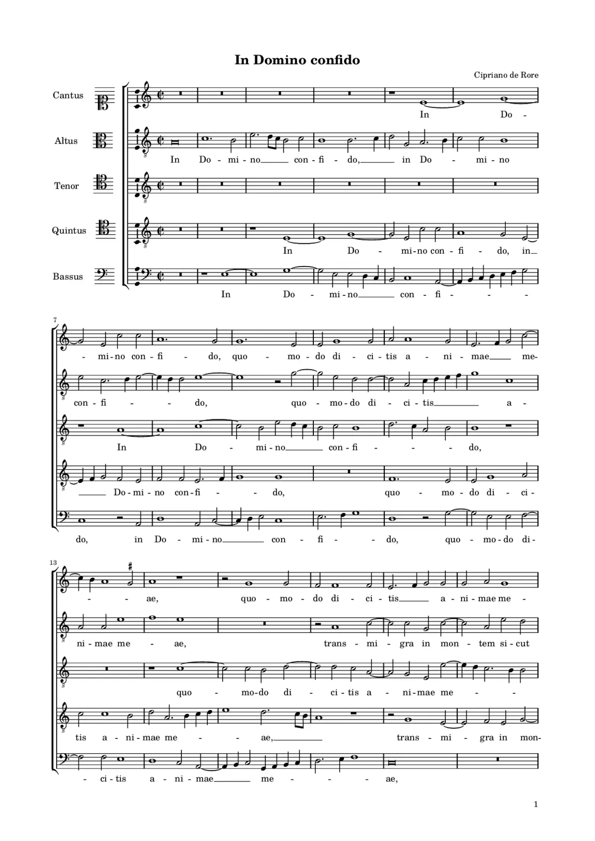 In Domino confido - Page 1
