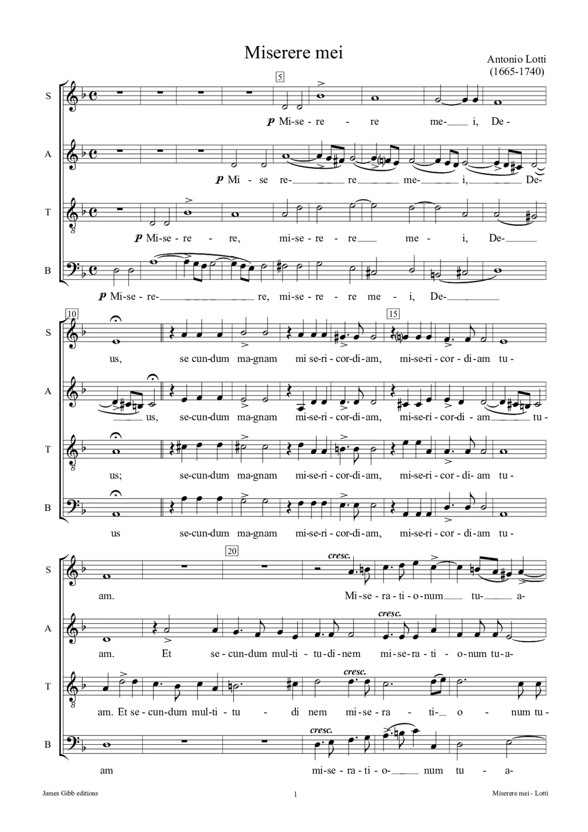 Miserere mei - Page 1