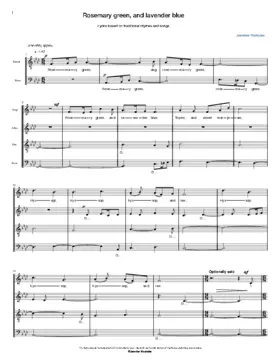 Rosemary green, and lavender blue