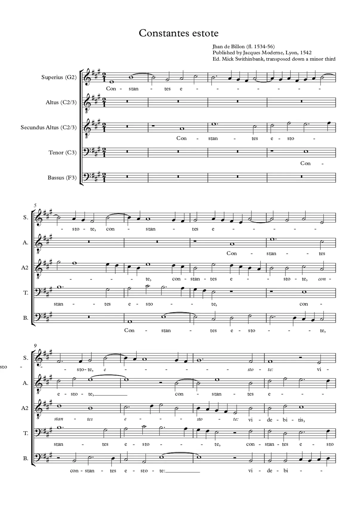 Constantes estote - Page 1