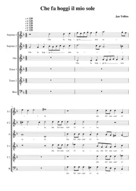 Che fa hoggi il mio sole
