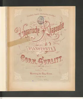 Ungarische Rhapsodie für das Pianoforte