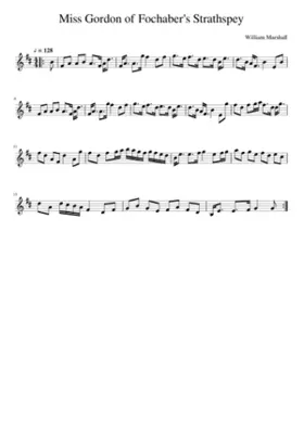 Miss Gordon of Fochaber's Strathspey