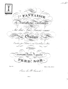 Fantaisie and Variations brillantes