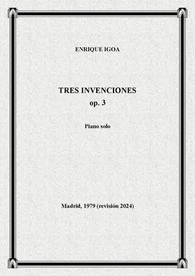 Tres Invenciones