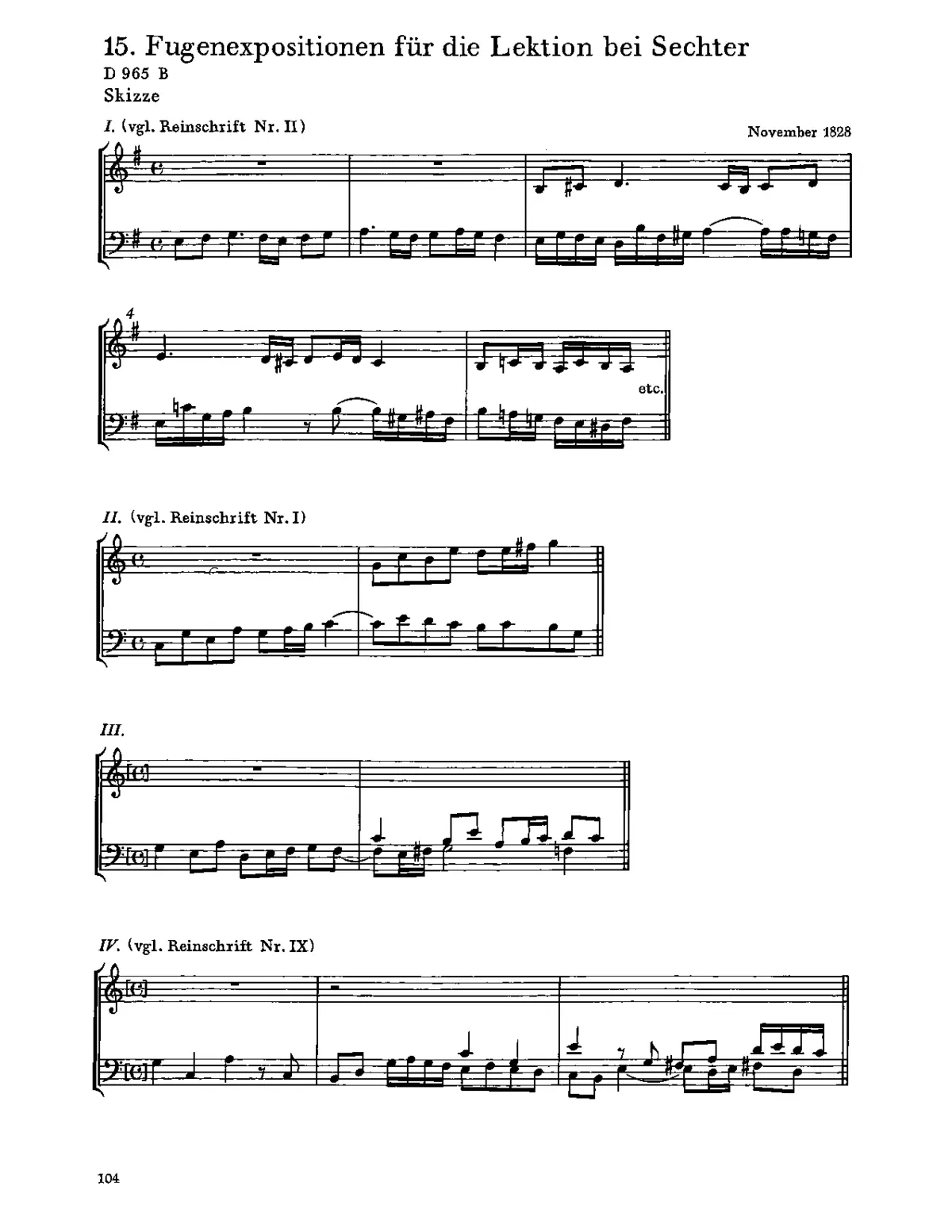 Fugal Exercises - Page 1