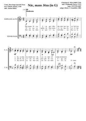 NÄc mans JÄzu (Come thou long-expected Jesus)