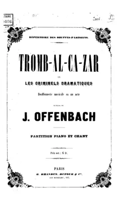 Tromb-al-ca-zar, ou Les criminels dramatiques