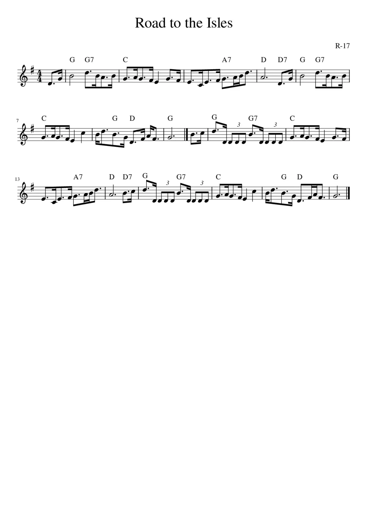 The Road To The Isles - Page 1