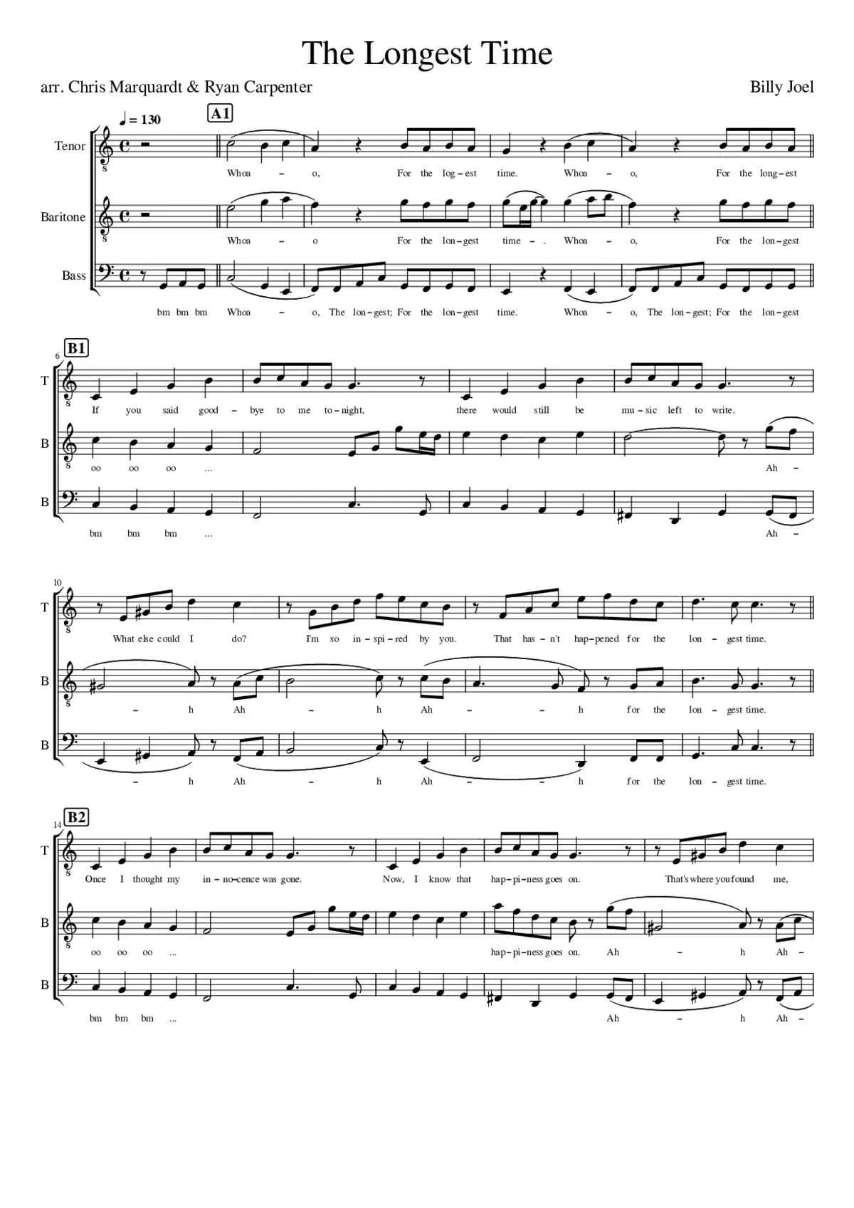 the longest time - Page 1