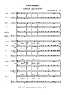 Magnificat primo, a 8