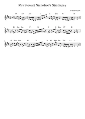 Mrs Stewart Nicholson's Strathspey