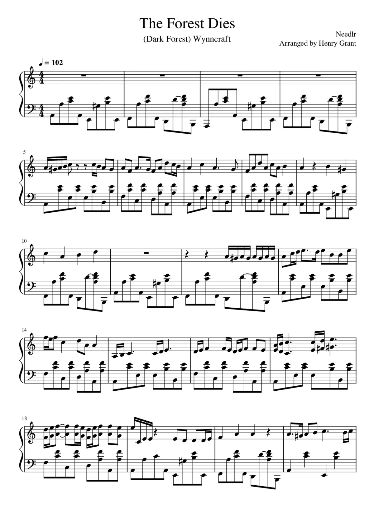 The Forest Dies (Dark Forest) - Page 1