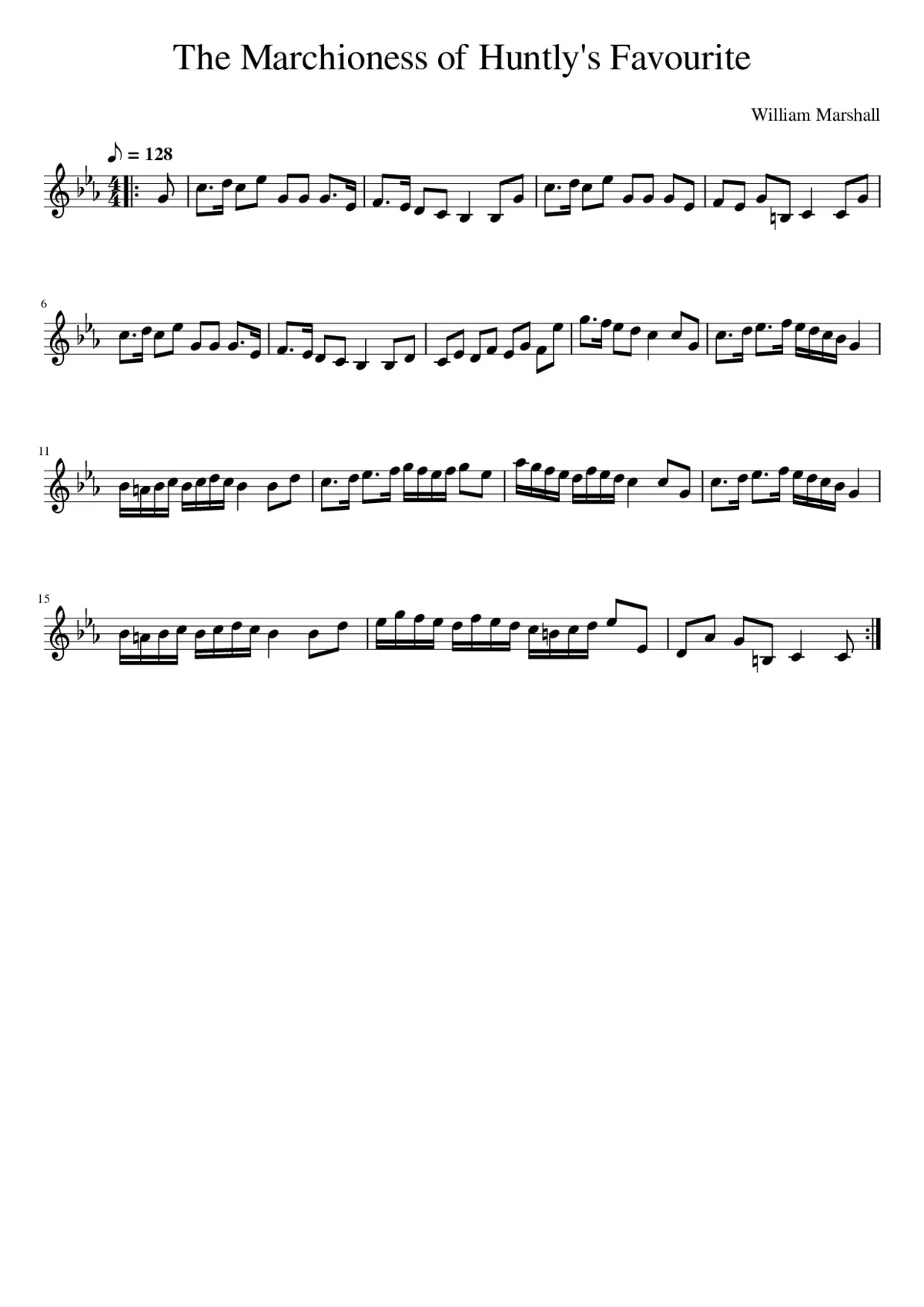 The Marchioness of Huntly's Favourite - Page 1