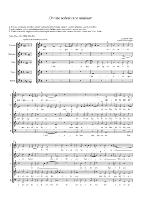 Christe redemptor omnium