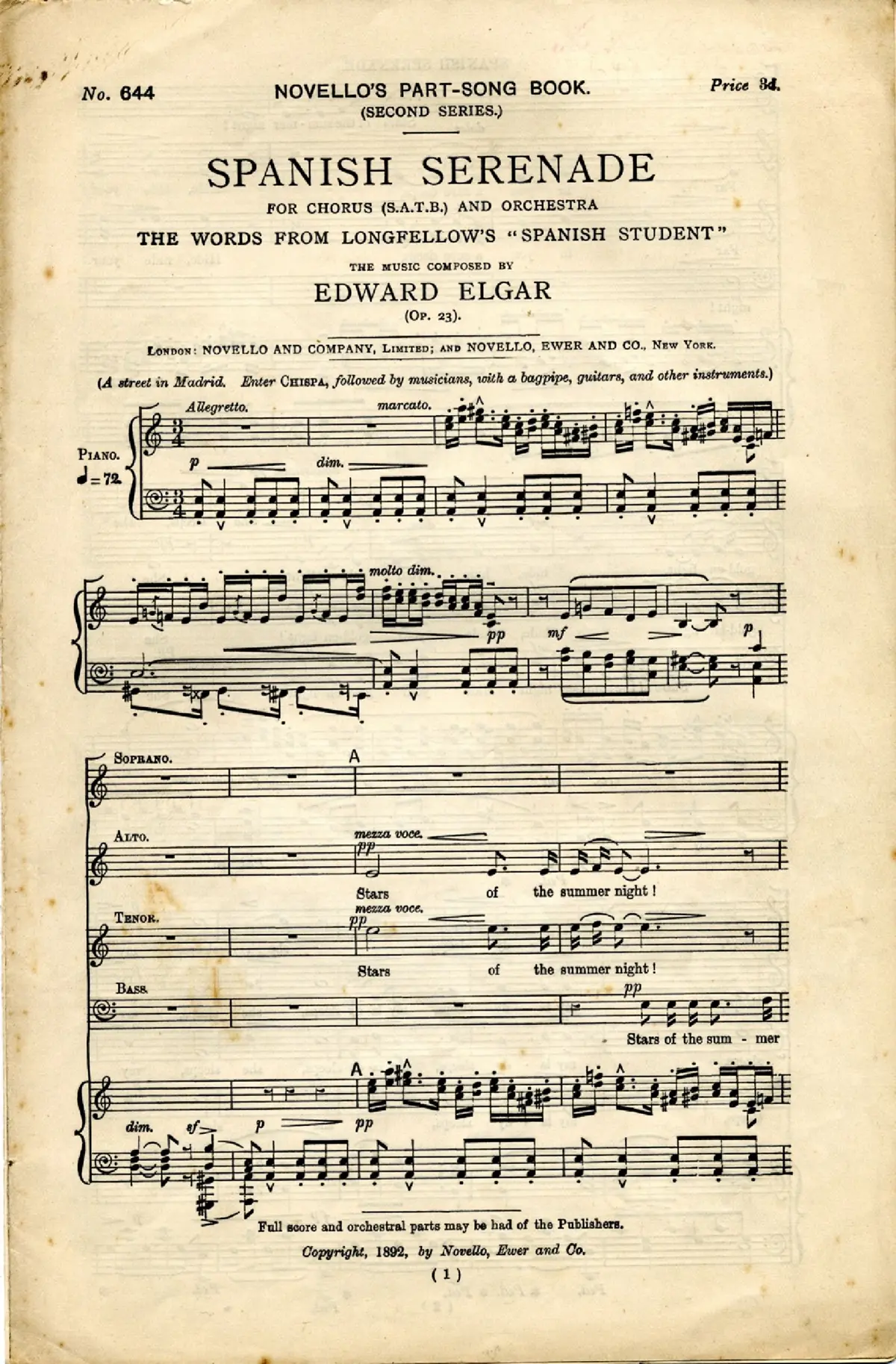 Spanish Serenade - Page 1