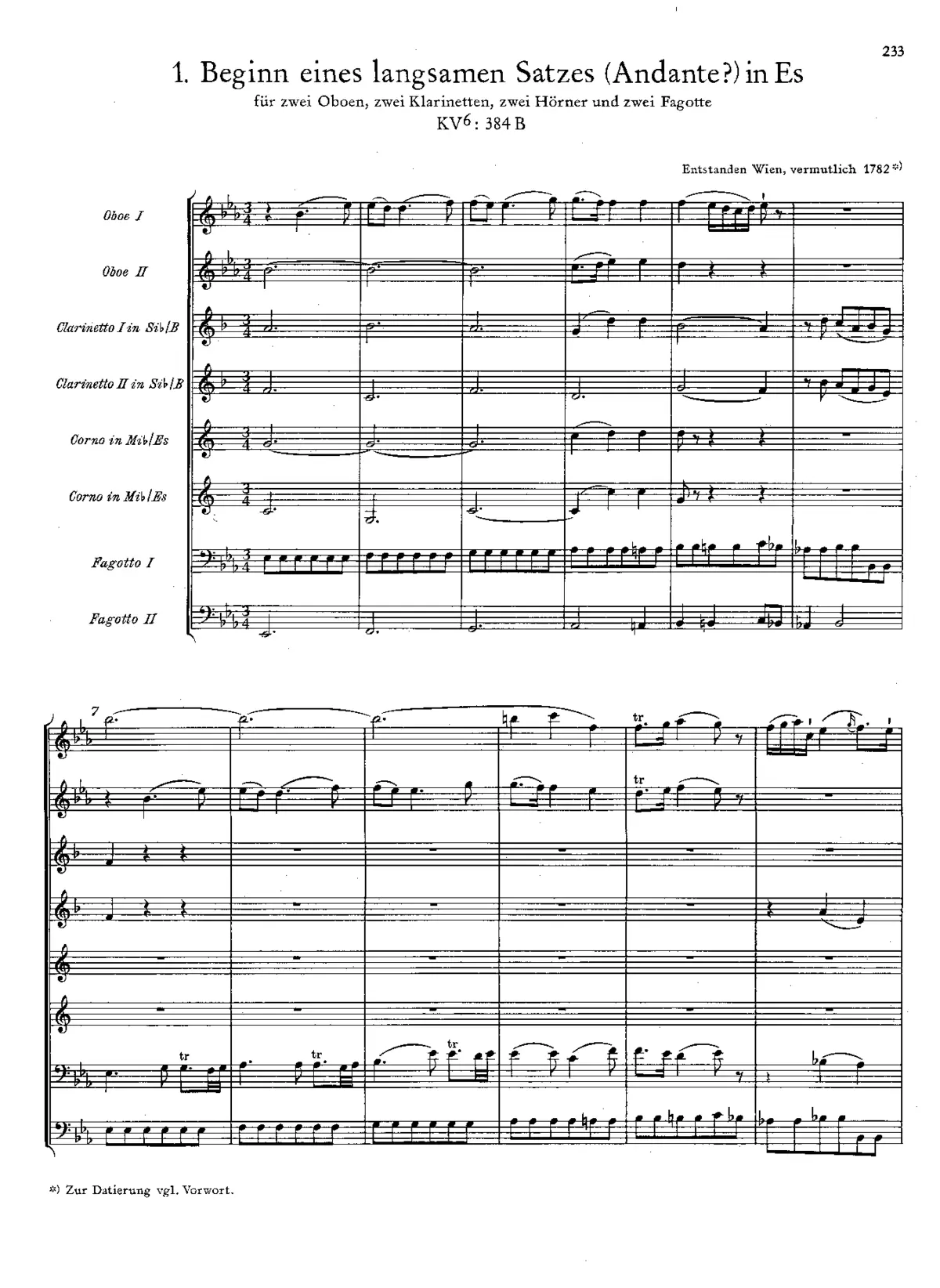 Andante in E-flat major - Page 1